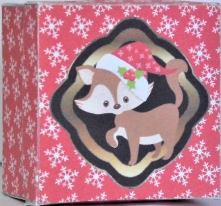 Gift Box - Christmas Fox by Hazel Underwood