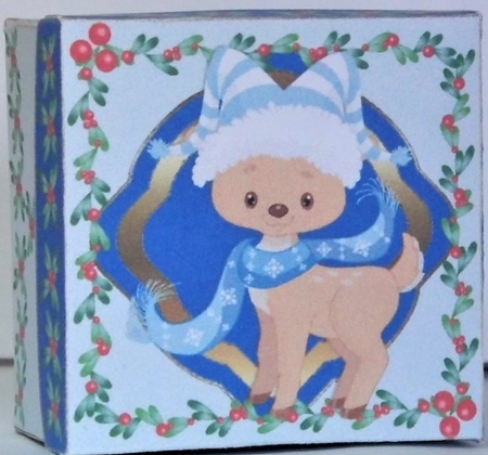 Gift Box - Christmas Deer by Hazel Underwood