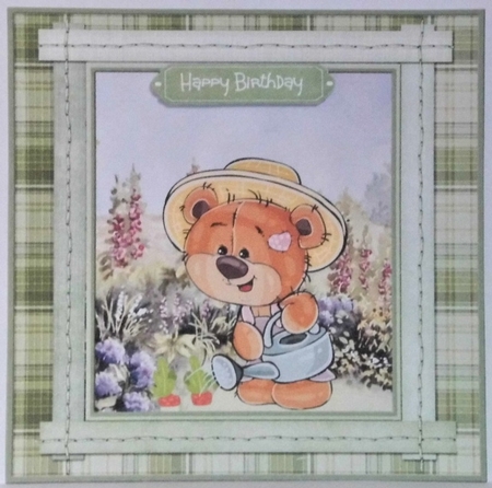Teddy bears garden by Hazel Underwood