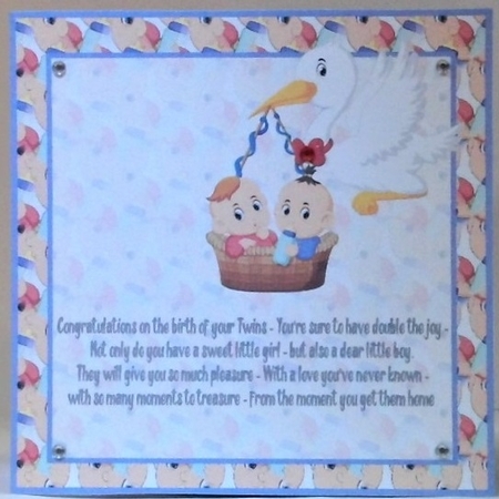 Along came twins insert by Hazel Underwood