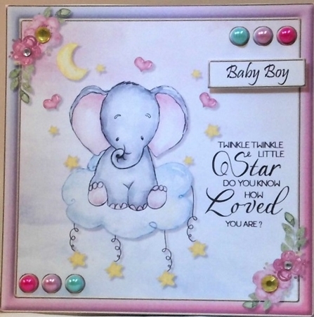 New Baby Pink or Blue  by Hazel Underwood