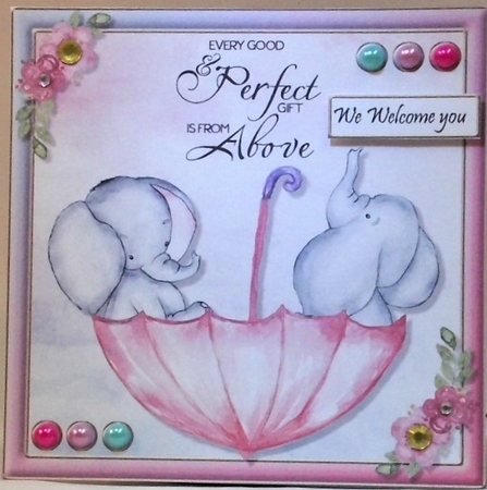 New Baby Pink or Blue 3 by Hazel Underwood