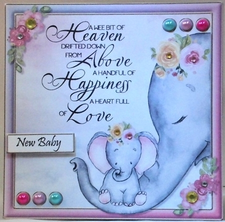 New Baby Pink or Blue 4 by Hazel Underwood