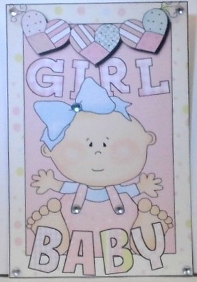 Baby Boy & Girl Topper Kit  by Hazel Underwood