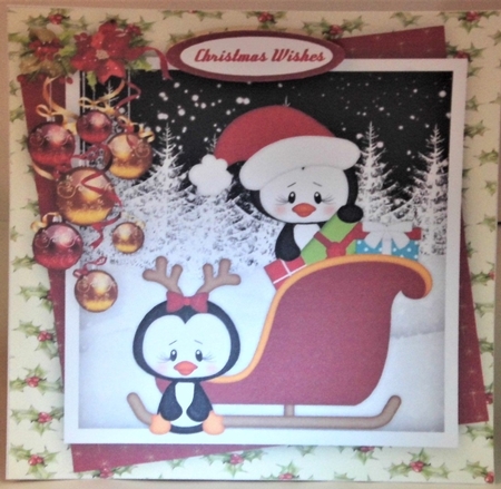 Penguin Sleigh by Hazel Underwood
