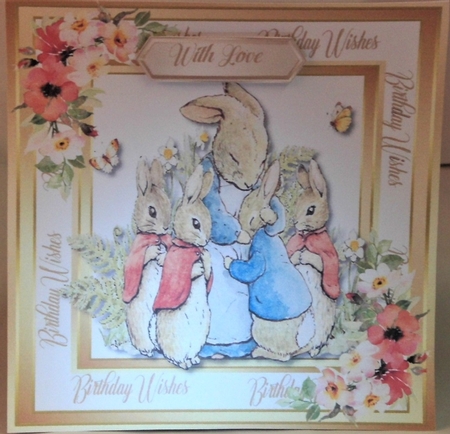 Mrs Rabbits Cuddles  by Hazel Underwood