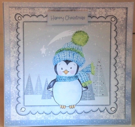 Penguin and the shooting star by Hazel Underwood