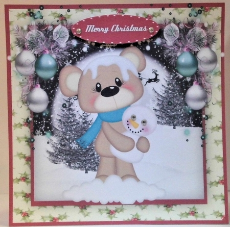 Bentlys Snowman  by Hazel Underwood