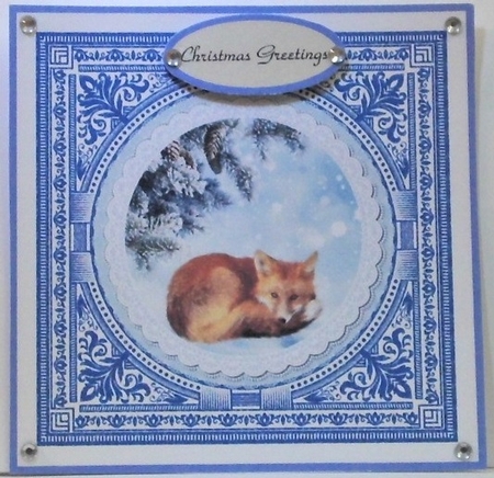 Christmas Fox by Hazel Underwood