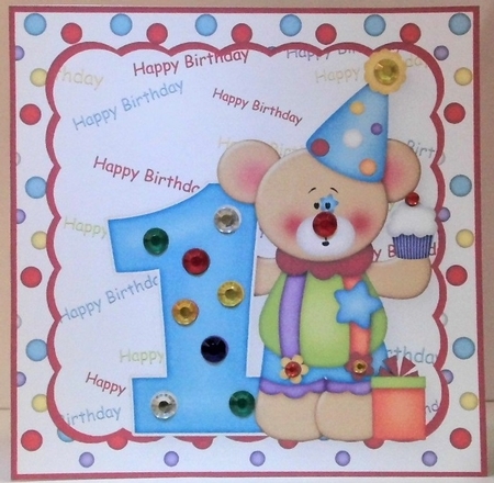 Birthday Bears Ages 1-5 - Decoupage Card Bumper Kit by Hazel Underwood
