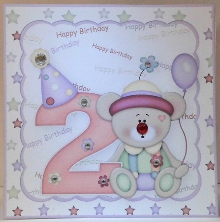 Birthday Bears Ages 1-5 - Decoupage Card Bumper Kit by Hazel Underwood