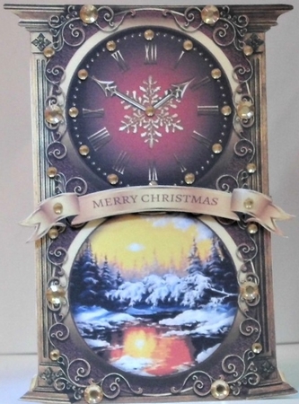 Picture Clock - Eventide by Hazel Underwood