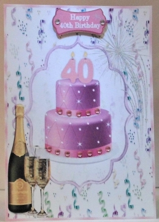 Wishing You A Very Happy 40th Birthday by Hazel Underwood