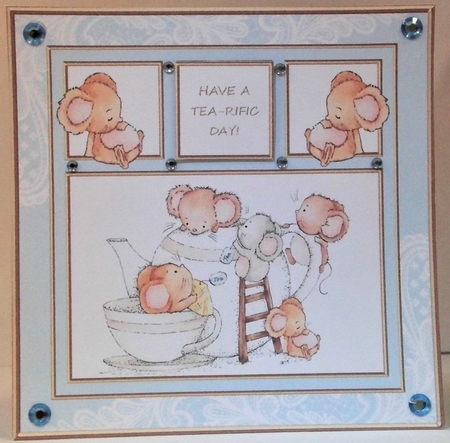 Have A Tea-rific Birthday! (Blue) by Hazel Underwood