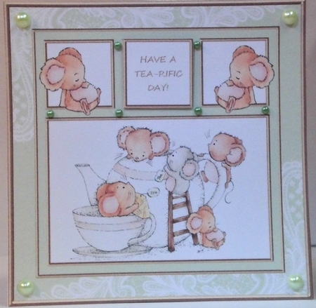 Have A Tea-rific Birthday! (Green) by Hazel Underwood