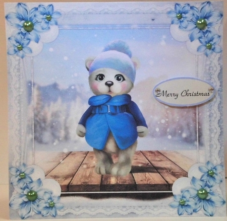Little Winter Bear mini kit by Hazel Underwood