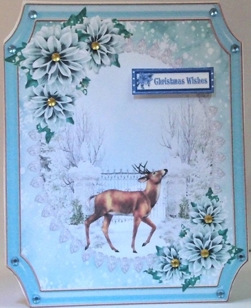Christmas Stag by Hazel Underwood