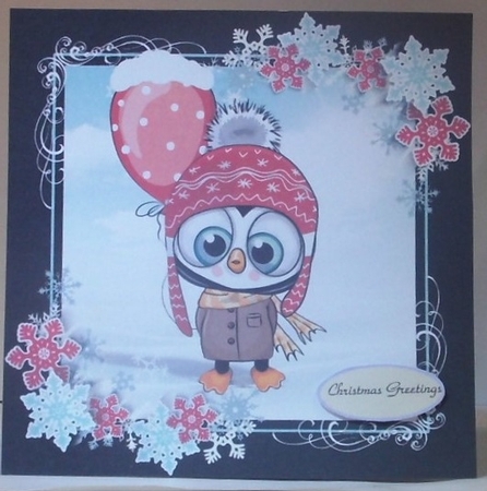 Frosted Penguin by Hazel Underwood