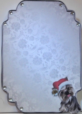 Matching insert for the Design Sheet - My Christmas Puppy by Hazel Underwood
