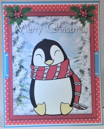 A5 , Penguins Keeping Warm by Hazel Underwood