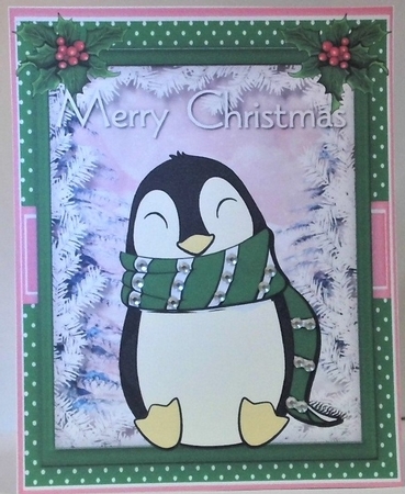 A5 , Penguins Keeping Warm by Hazel Underwood