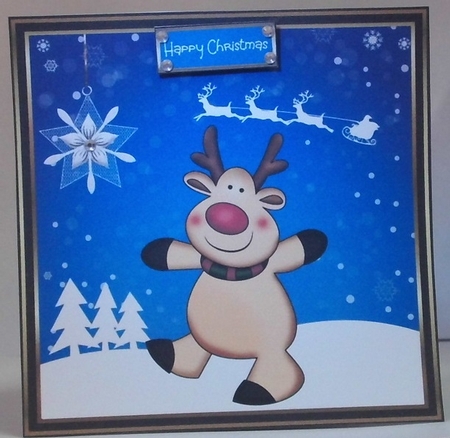 Rudolf and flake by Hazel Underwood