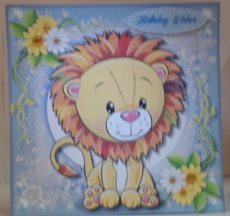 Beautiful Cute Lion  by Hazel Underwood