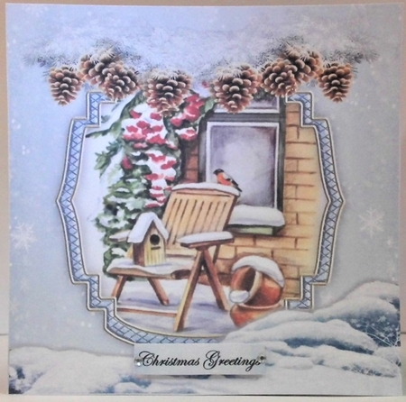 Christmas Card Topper 3 by Hazel Underwood
