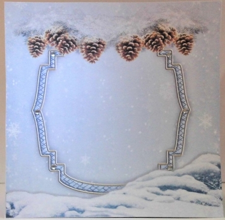 Christmas Card Topper  5  INSERT by Hazel Underwood