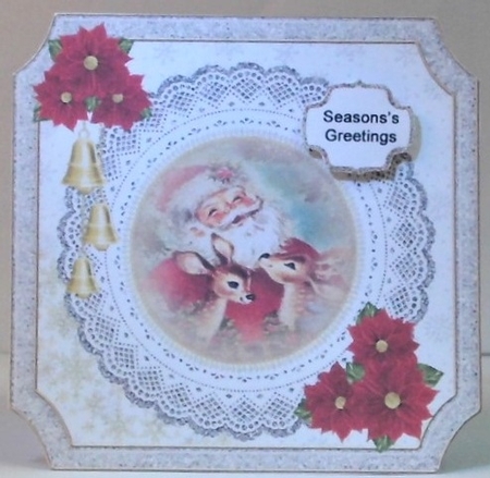 Santa and friends by Hazel Underwood