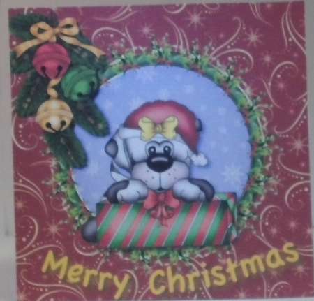Christmas Doggy by Hazel Underwood