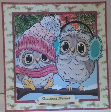 Gorgeous Owl Pals  by Hazel Underwood
