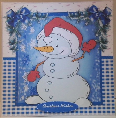 Happy Snowman  by Hazel Underwood