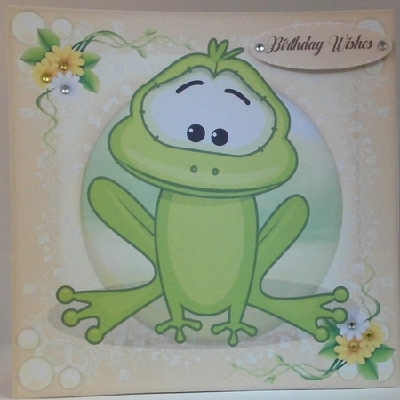 Gorgeous Freddie Frog  by Hazel Underwood