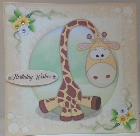 Gorgeous Gerry The Giraffe  by Hazel Underwood