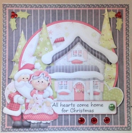 Mr and Mrs Claus mini kit by Hazel Underwood