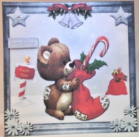 Cute Bear Christmas Sheet 3 by Hazel Underwood