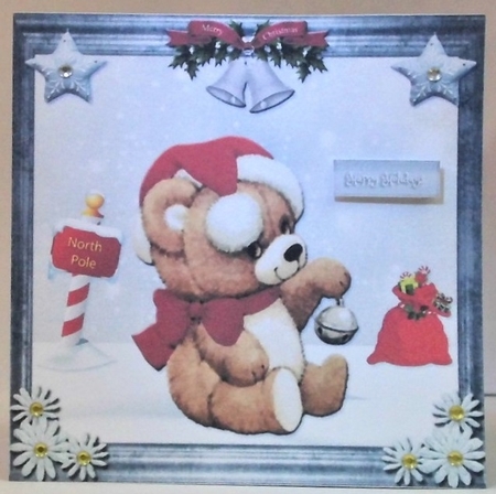 Cute Bear Christmas 5 by Hazel Underwood