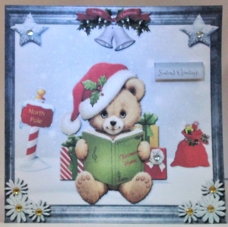 Cute Bear Christmas 7 by Hazel Underwood