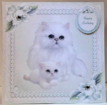 Cat and kitten mini kit by Hazel Underwood