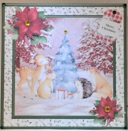 Christmas animals mini kit & decoupage by Hazel Underwood
