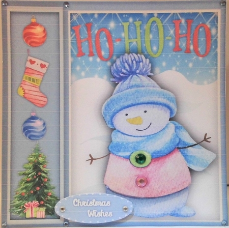 Ho-Ho-Ho- Snowman  by Hazel Underwood