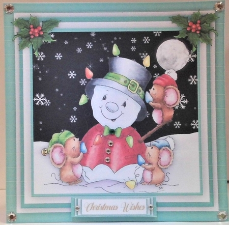 Snowman The Christmas Tree  by Hazel Underwood