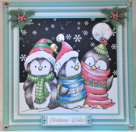 Three Chilly Panguins by Hazel Underwood