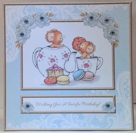 Wishing You A Tearific Birthday (Blue) by Hazel Underwood