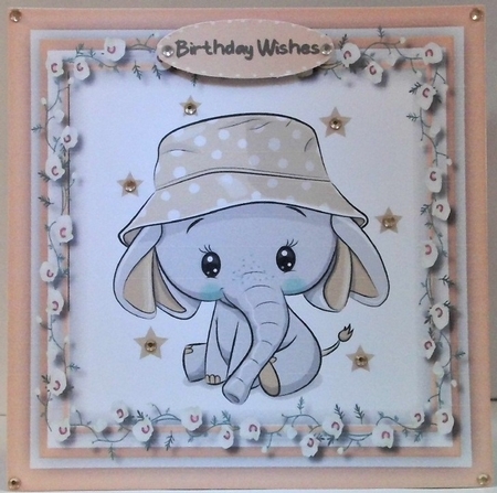 Ellie in a Beige  Hat   by Hazel Underwood