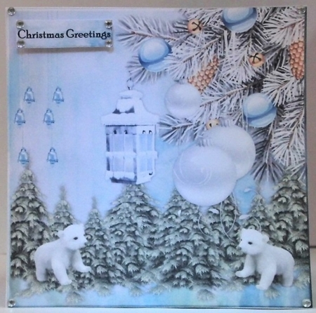 Quick Card  Christmas  greetings by Hazel Underwood