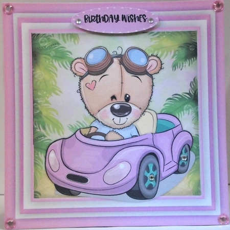 Billys Lilac Car by Hazel Underwood