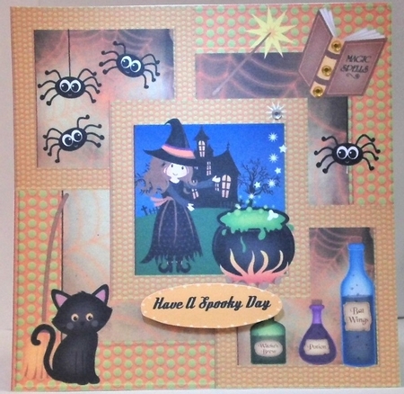 All about Halloween card front 1 by Hazel Underwood