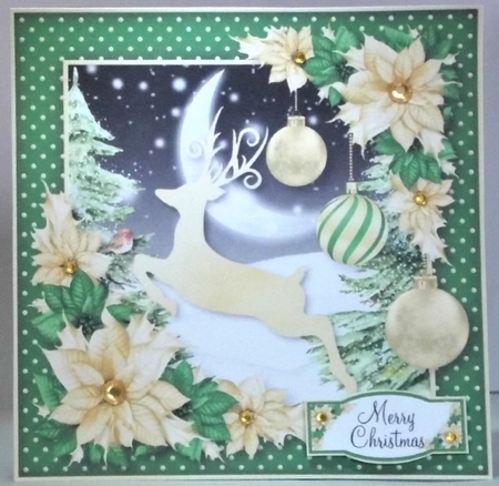 Green and Gold Silhouette 2 by Hazel Underwood